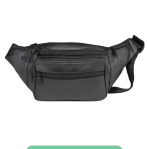 Black Khaki Waist Bag