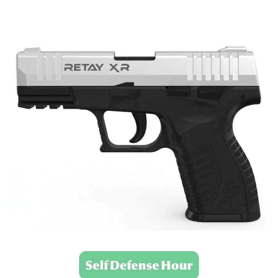 Retay XR 9mm Blank Gun Chrome