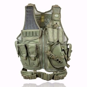 Tactical Vest////CAMO-GREEN