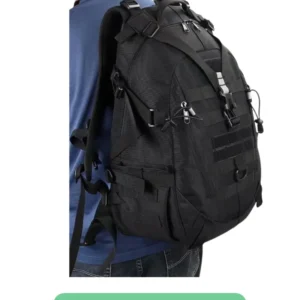 Backpack With Front Black Beckel JB-32