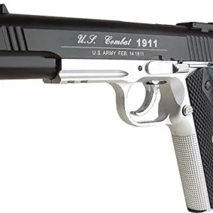 M1911 Full Matel Gass Gun Black With Fume