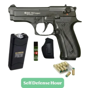 Ekol-F92 Compact Stun Gun 10 Blanks Pepper Spray