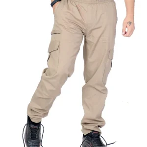 F116 PLAIN KHAKI PANTS (M)