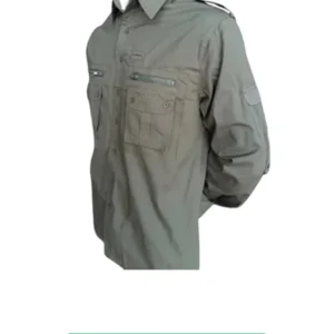 F116 PLAIN KHAKI SHIRT (L)