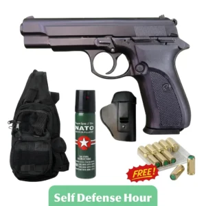 SUR ANSAR 571 BLANK GUN with Bag, Holster 10 Bullets