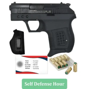 Sur Arms 2004 9mm Blank Pepper Gun with Paper permit Holster and 10 Bullets