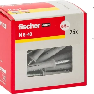 FISCHER PLUGS 6X40 BOX