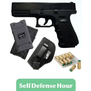RETAY G19 BLANK GUN 9MM FUME with Taser , Holster & 10 bullets