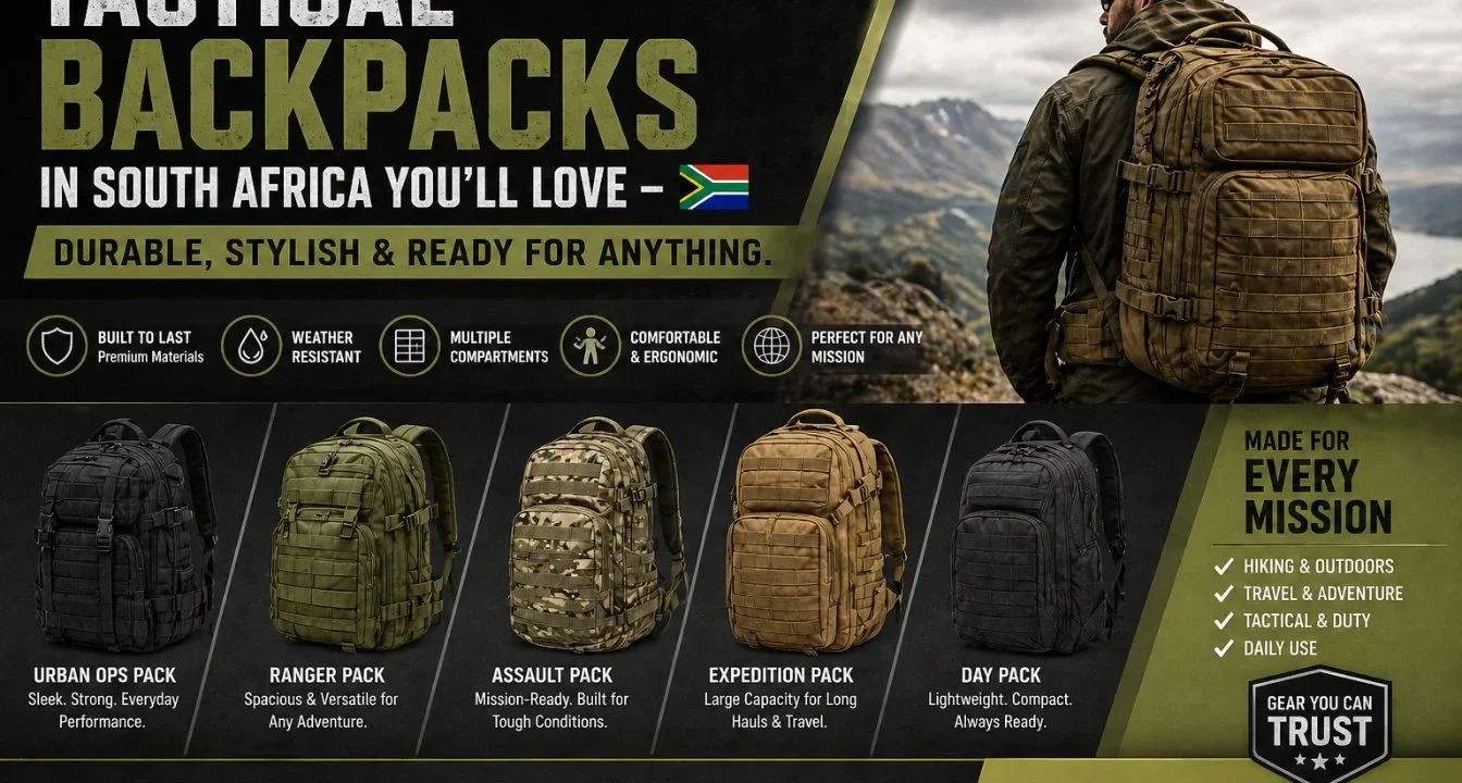 Tactical Backpacks in South Africa You’ll Love – Durable, Stylish & Ready for Anything