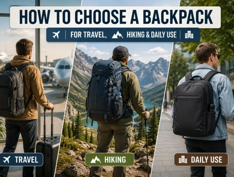 How to Choose a Backpack for Travel, Hiking & Daily Use
